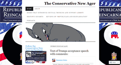 Desktop Screenshot of conservativenewager.com